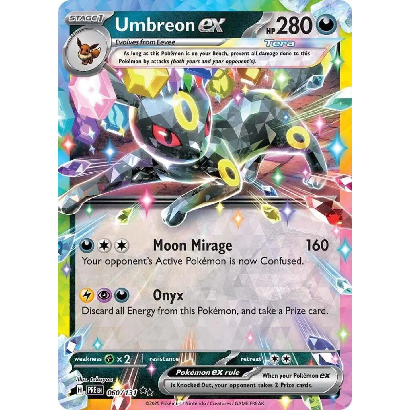 Umbreon ex 060/131 - Prismatic Evolutions - Holofoil