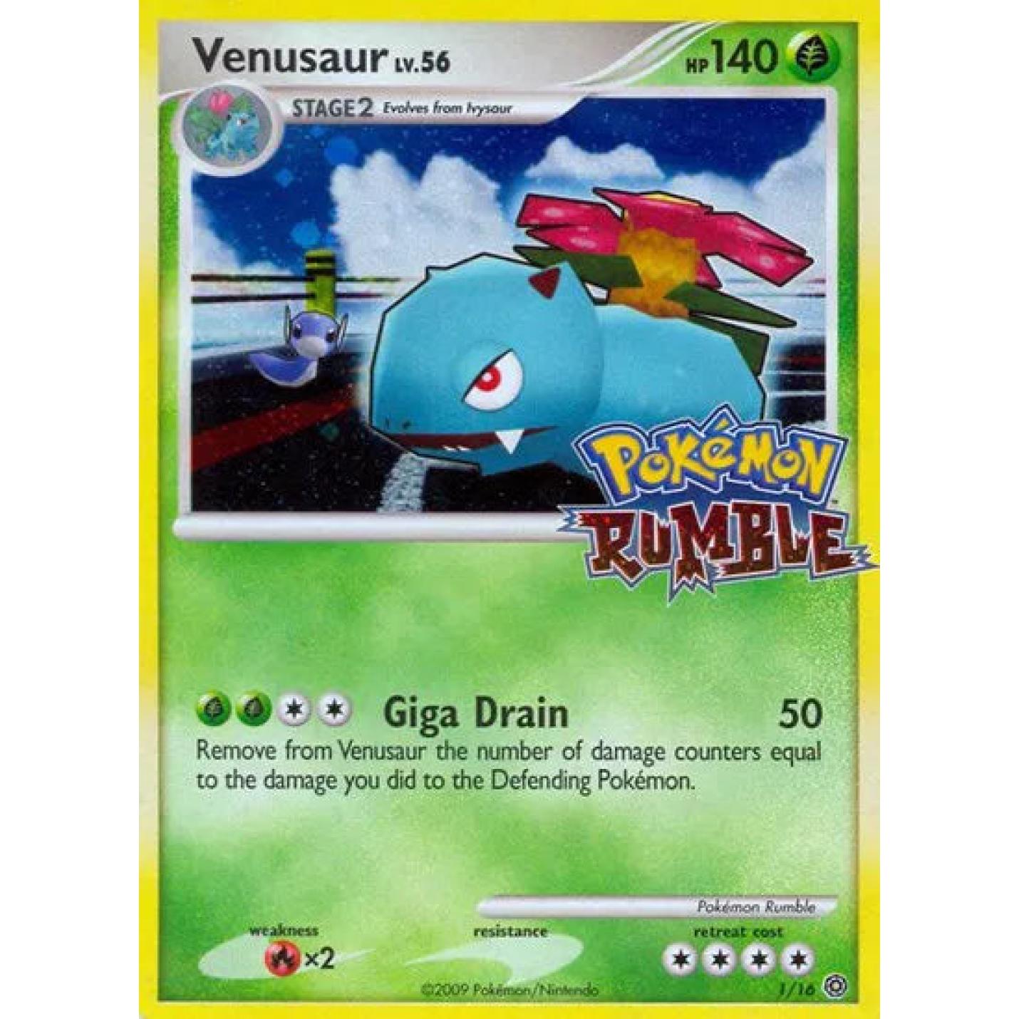 Venusaur Lv.56 1/16 - Rumble - Holofoil