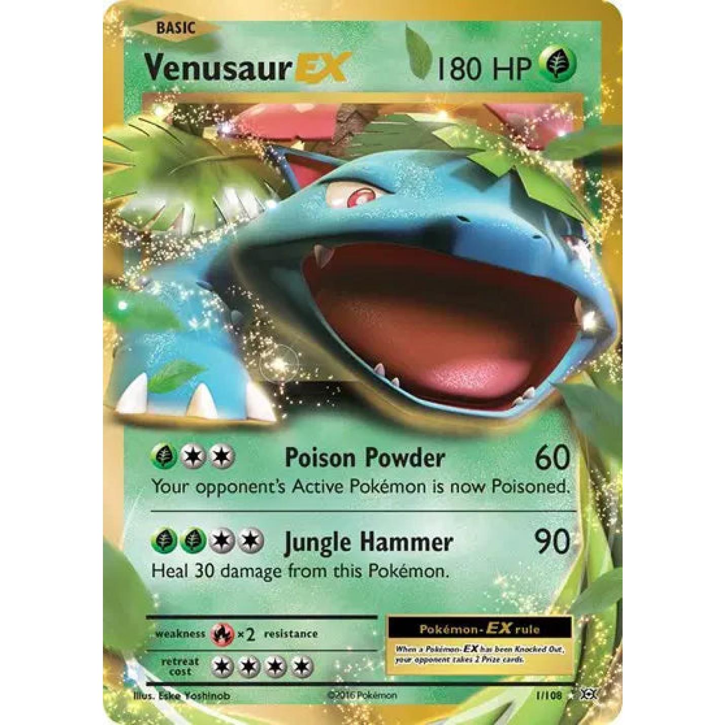 Venusaur ex 1/108 - Evolutions - Holofoil