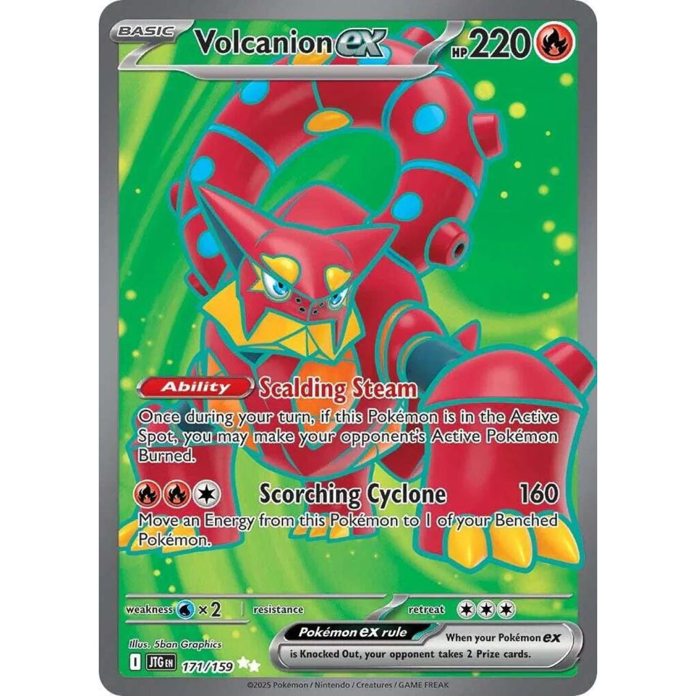 Volcanion ex 171/159 - Journey Together - Holofoil