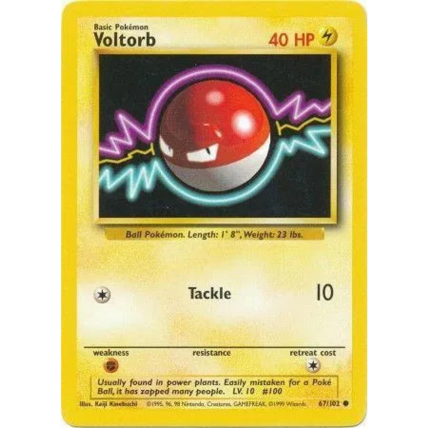 Voltorb 67/102 - Base Set (Unlimited) - Normal
