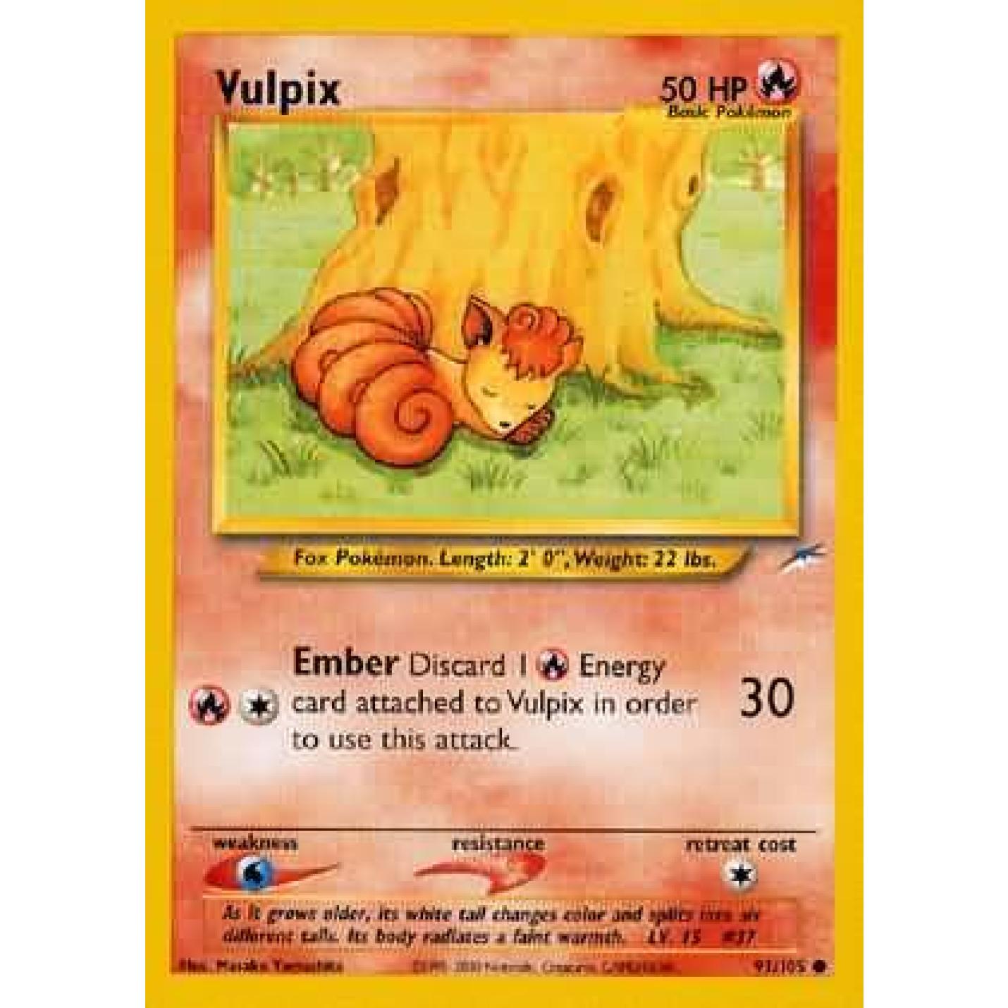 Vulpix 91/105 - Neo Destiny (Unlimited) - Normal