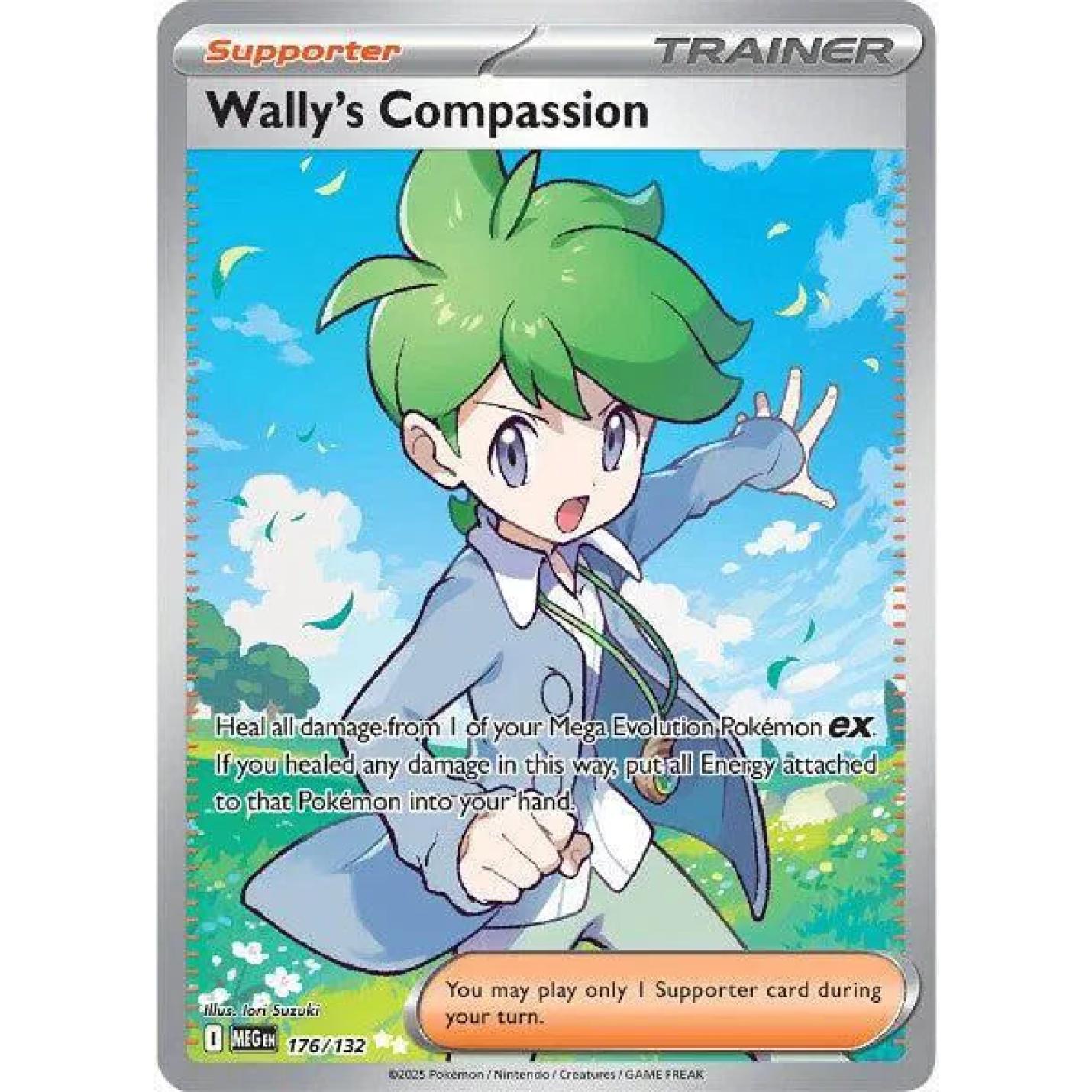 Wally's Compassion 176/132 - Mega Evolution - Holofoil
