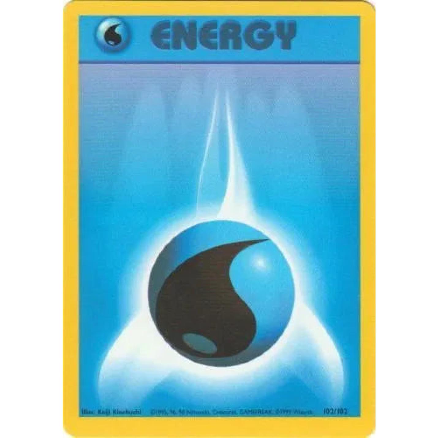 Water Energy 102/102 - Base Set (Unlimited) - Normal