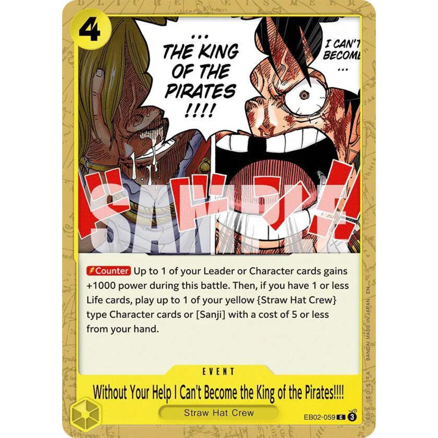 Without Your Help I Can't Become the King of the Pirates!!!! EB02-059 - Anime 25th Collection - Normal