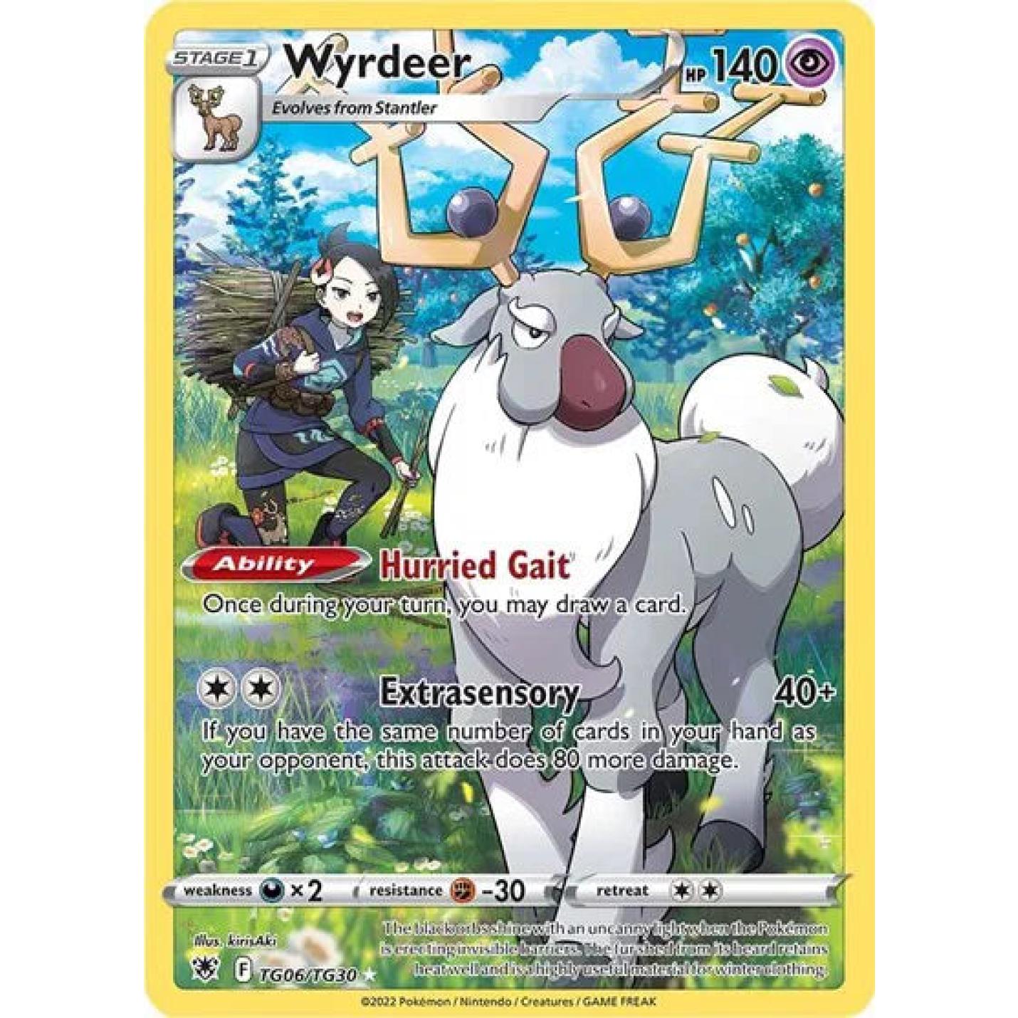 Wyrdeer TG06/TG30 - Astral Radiance Trainer Gallery - Holofoil