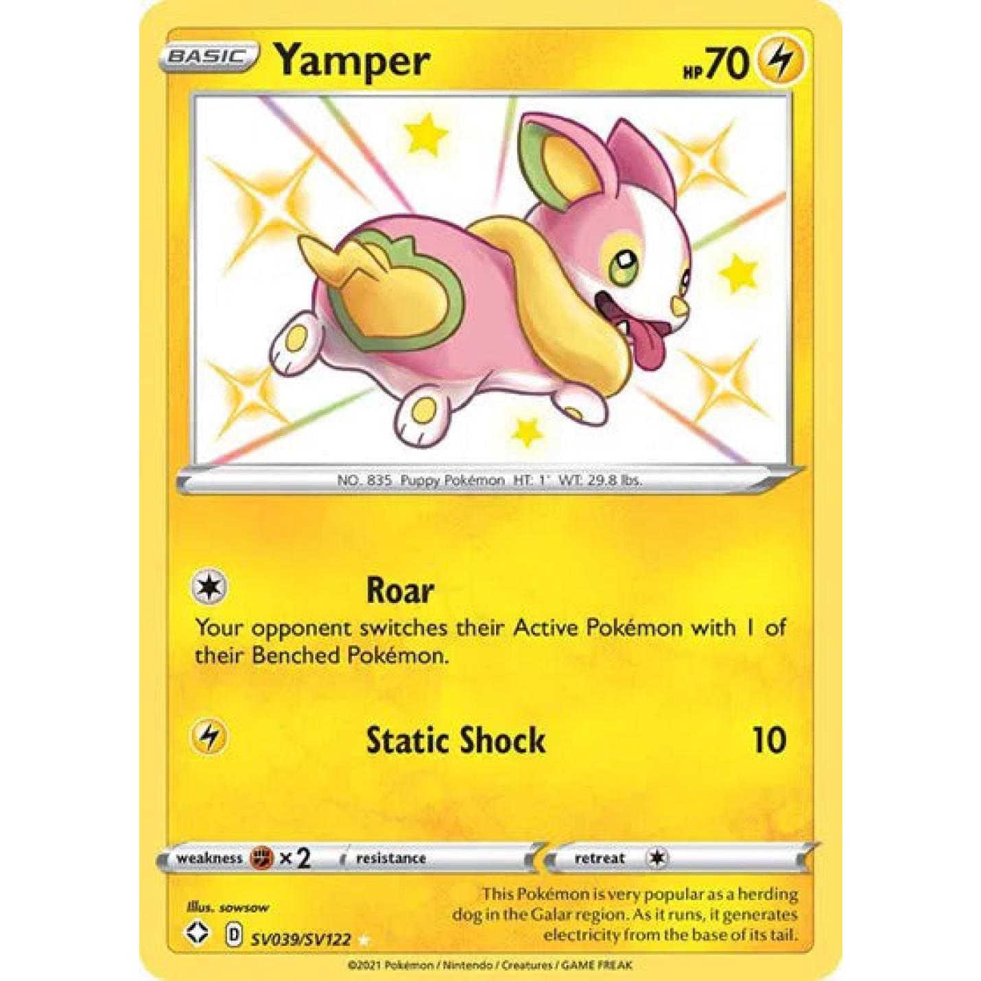 Yamper SV039/SV122 - Shining Fates: Shiny Vault - Holofoil