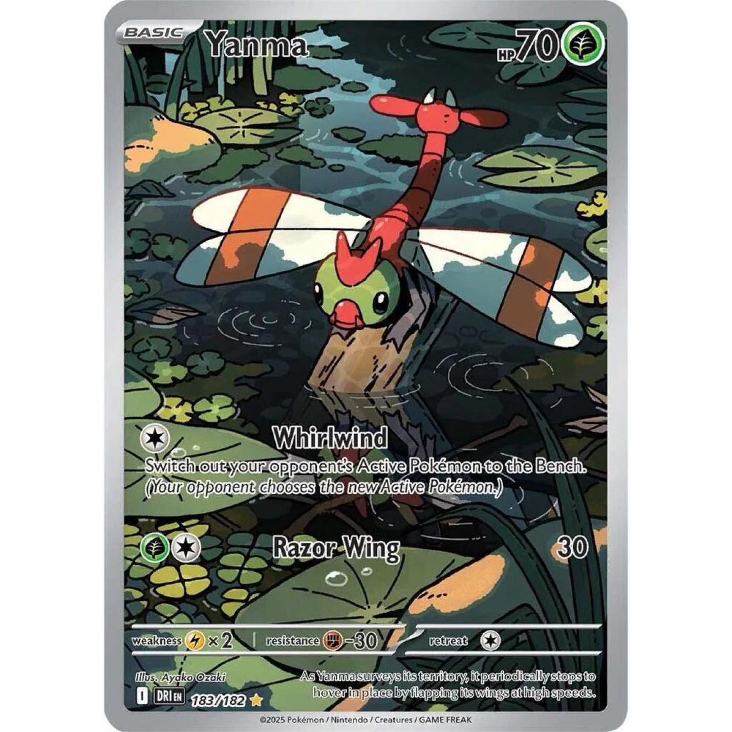 Yanma 183/182 - Destined Rivals - Holofoil