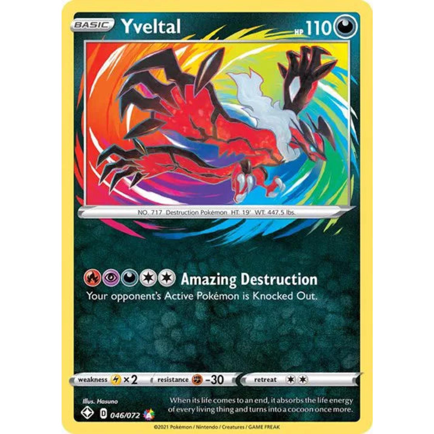 Yveltal 046/072 - Shining Fates - Holofoil