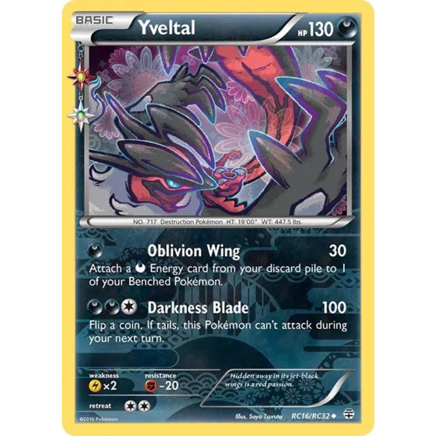 Yveltal RC16/RC32 - Generations: Radiant Collection - Holofoil