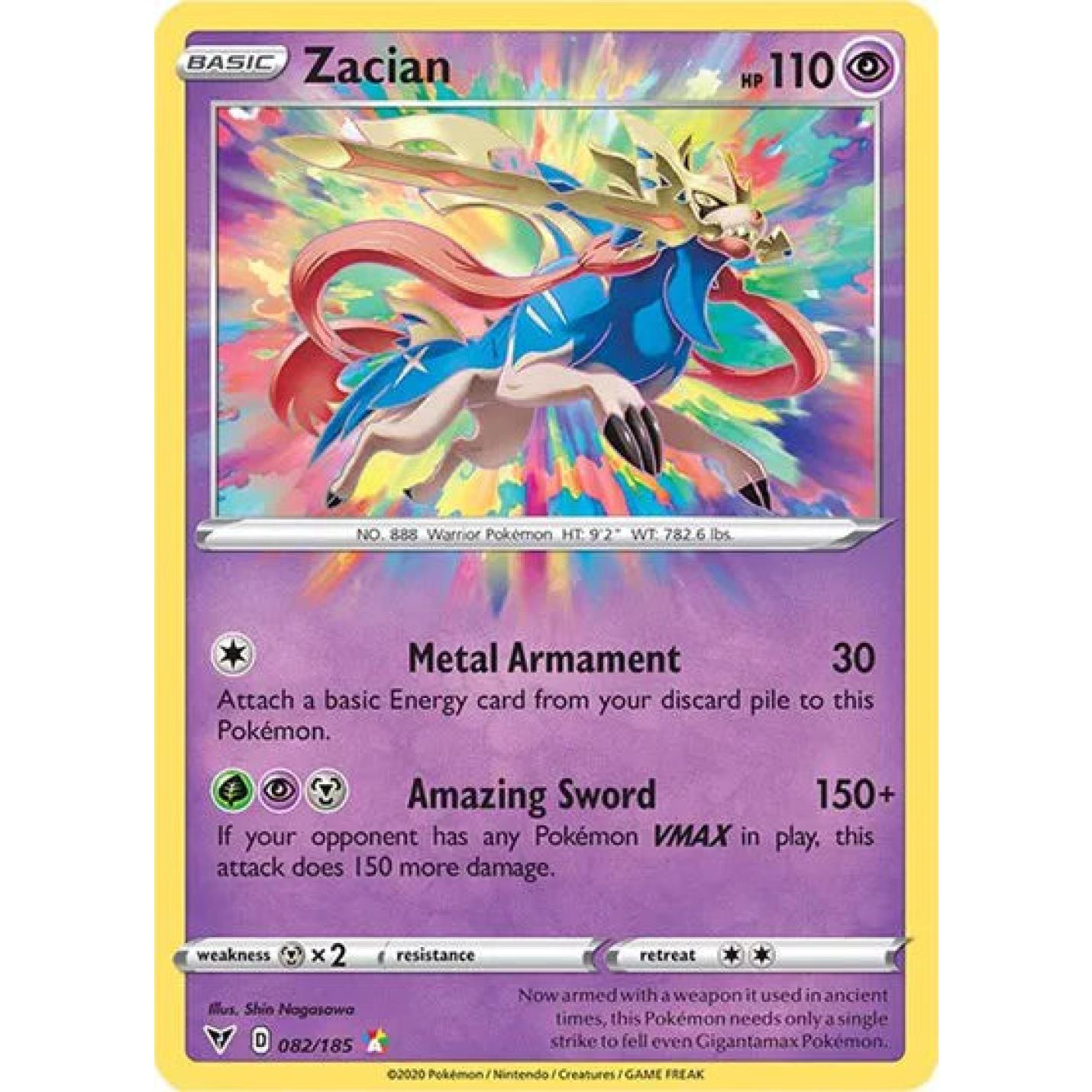 Zacian 082/185 - Vivid Voltage - Holofoil