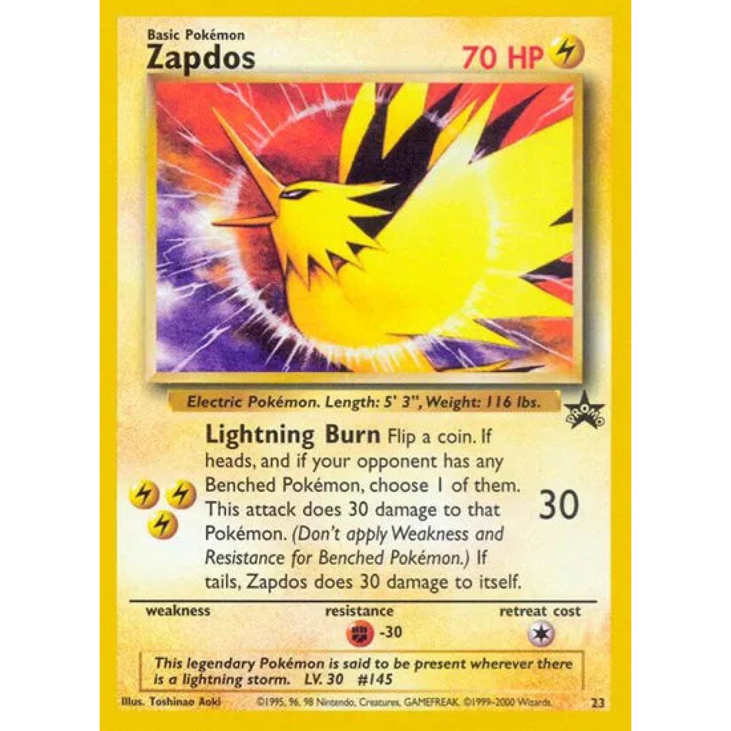 Zapdos 23/53 - WoTC Promo - Normal