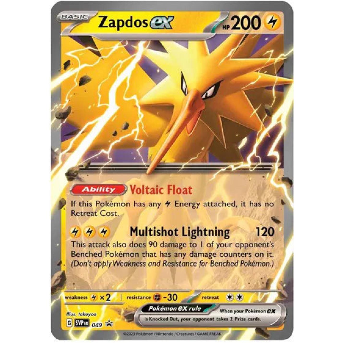 Zapdos ex 049 - Scarlet & Violet Promo - Holofoil