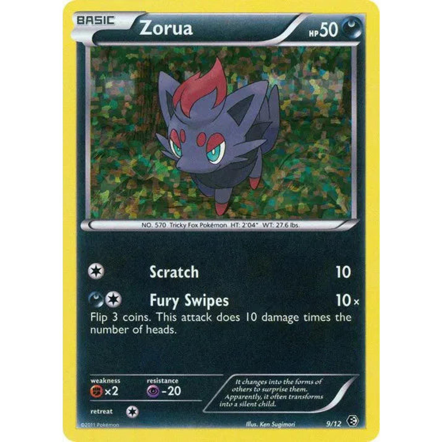Zorua 9/12 - McDonald's Promos 2011 - Holofoil