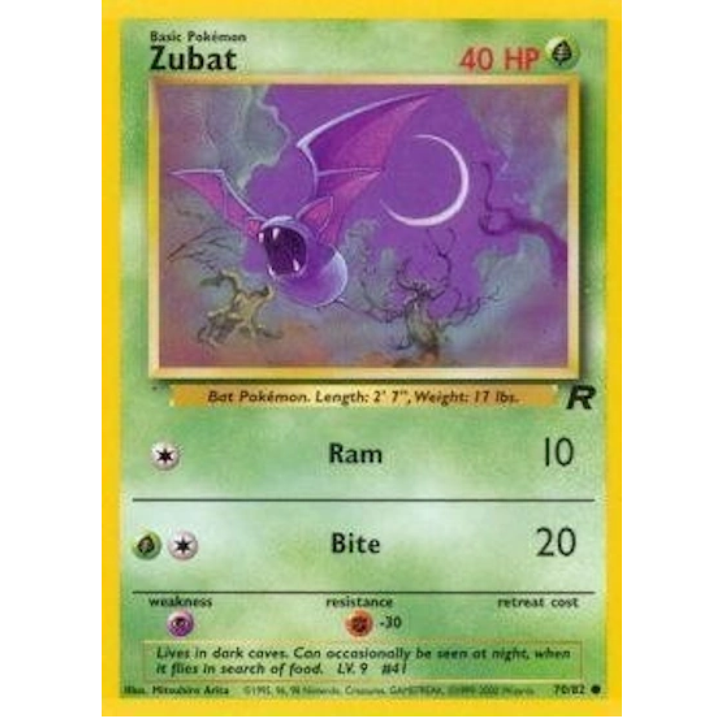 Zubat 70/82 - Team Rocket (Unlimited) - Normal