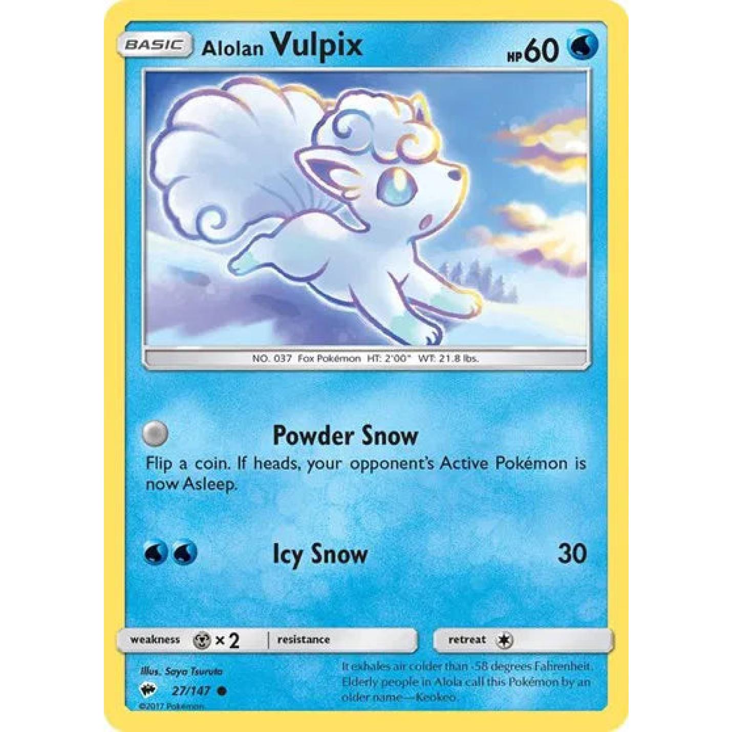Alolan Vulpix 27/147 - Burning Shadows - Normal
