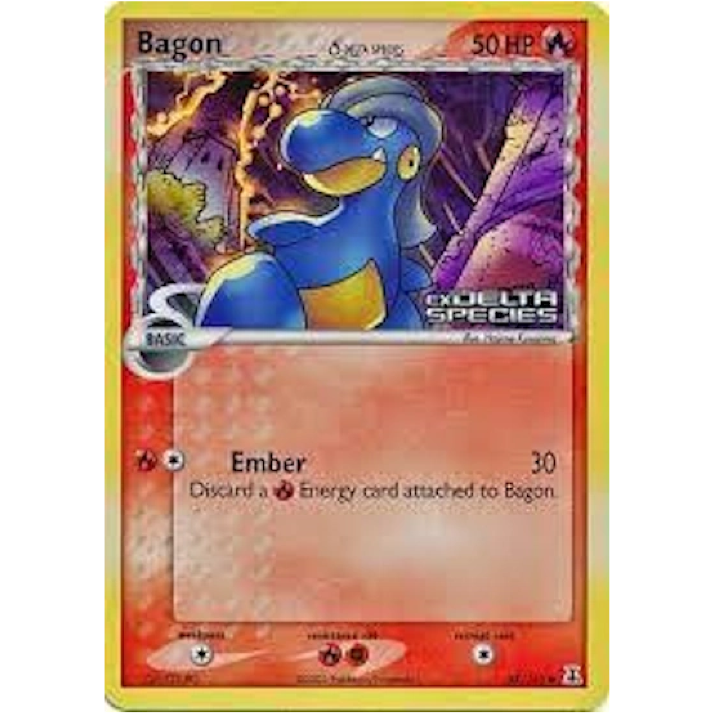 Bagon (Delta Species) 58/110 - EX Holon Phantoms - Reverse Holofoil