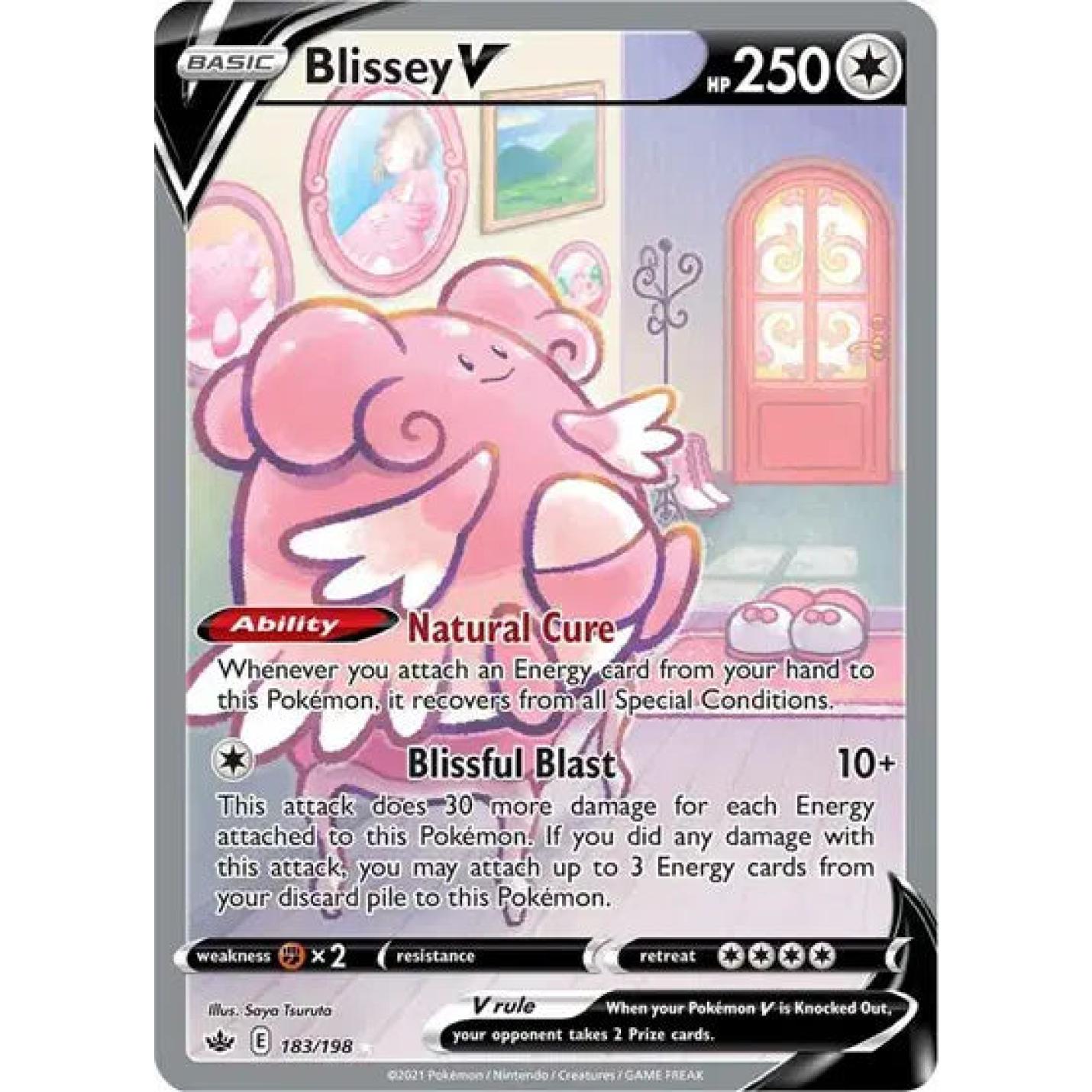 Blissey V 183/198 - Chilling Reign - Holofoil