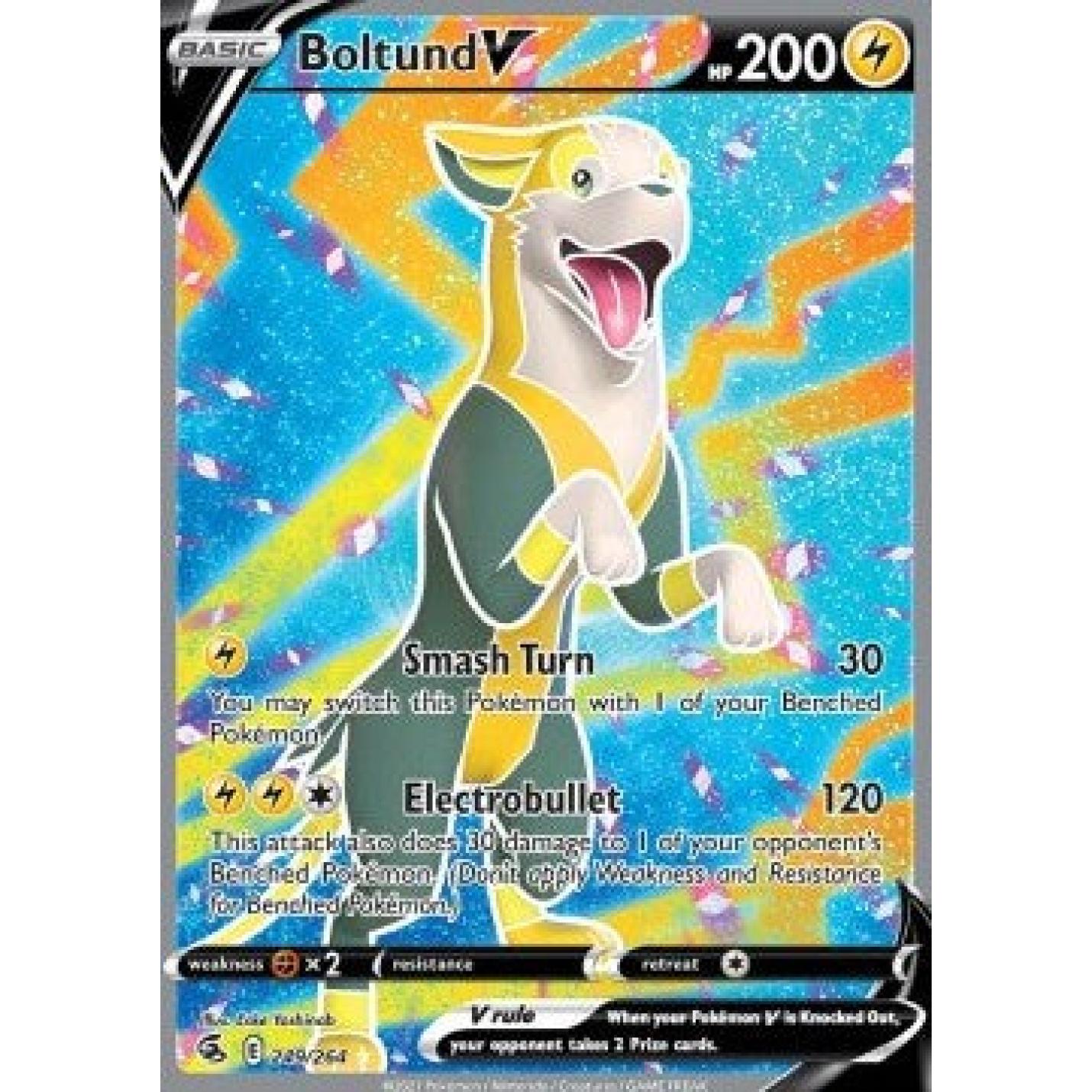 Boltund V 249/264 - Fusion Strike - Holofoil