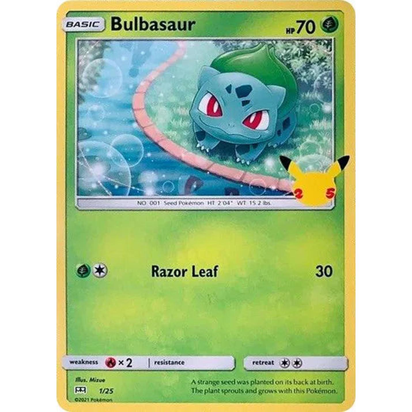 Bulbasaur 1/25 - McDonald's 25th Anniversary Promos - Normal