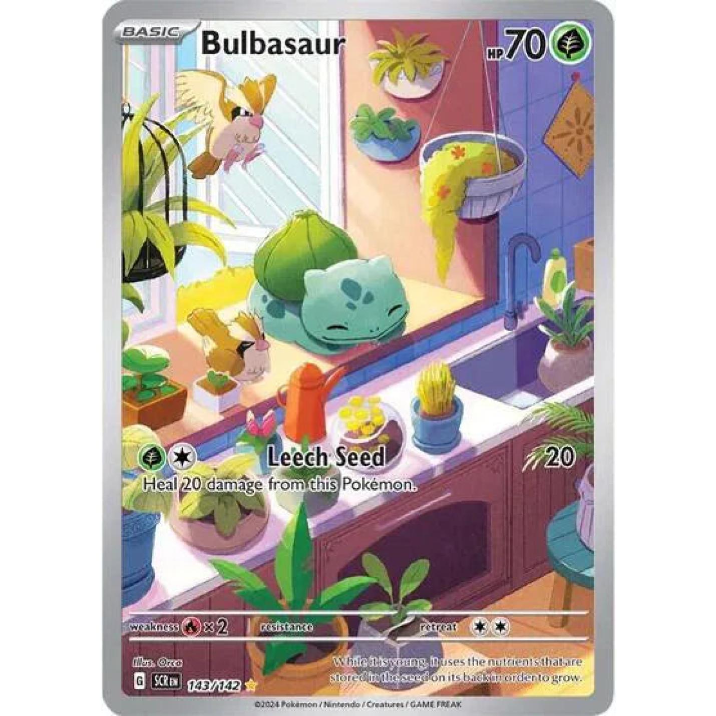 Bulbasaur 143/142 - Stellar Crown - Holofoil