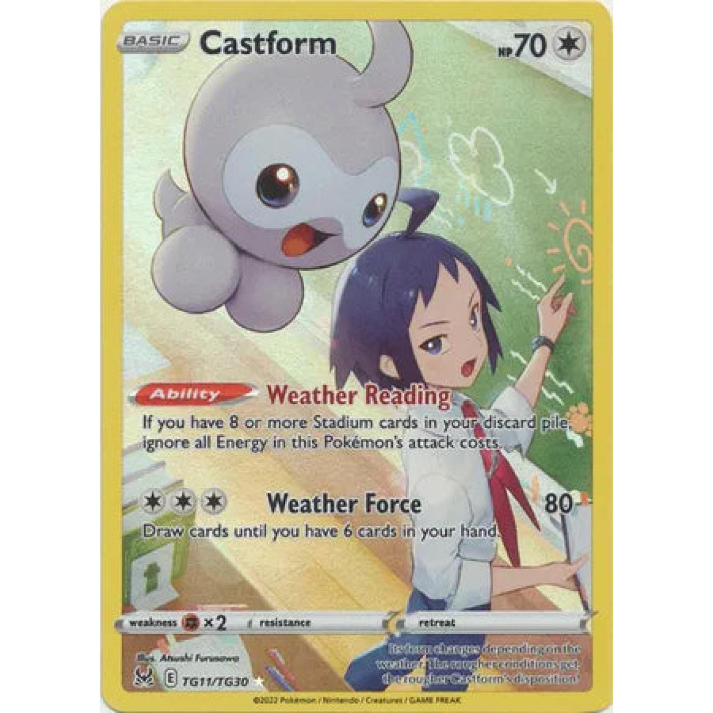 Castform TG11/TG30 - Lost Origin Trainer Gallery - Holofoil