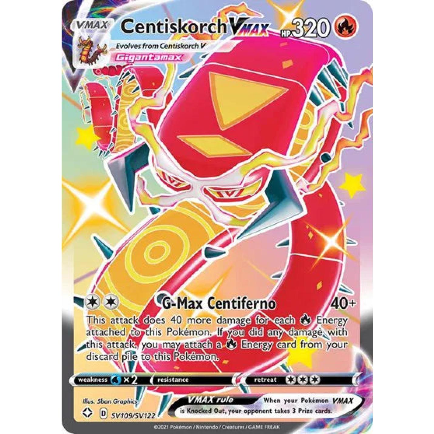 Centiskorch VMAX SV109/SV122 - Shining Fates: Shiny Vault - Holofoil