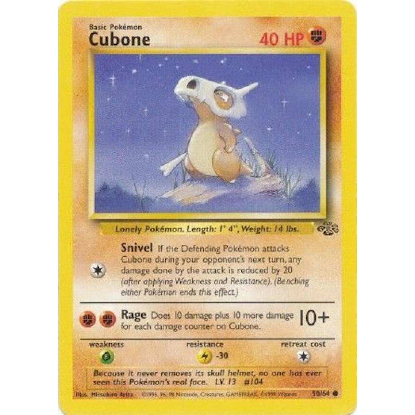 Cubone 50/64 - Jungle (Unlimited) - Normal