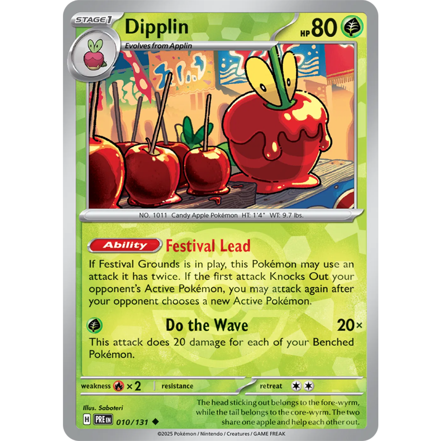 Dipplin 010/131 - Prismatic Evolutions - Master Ball Pattern