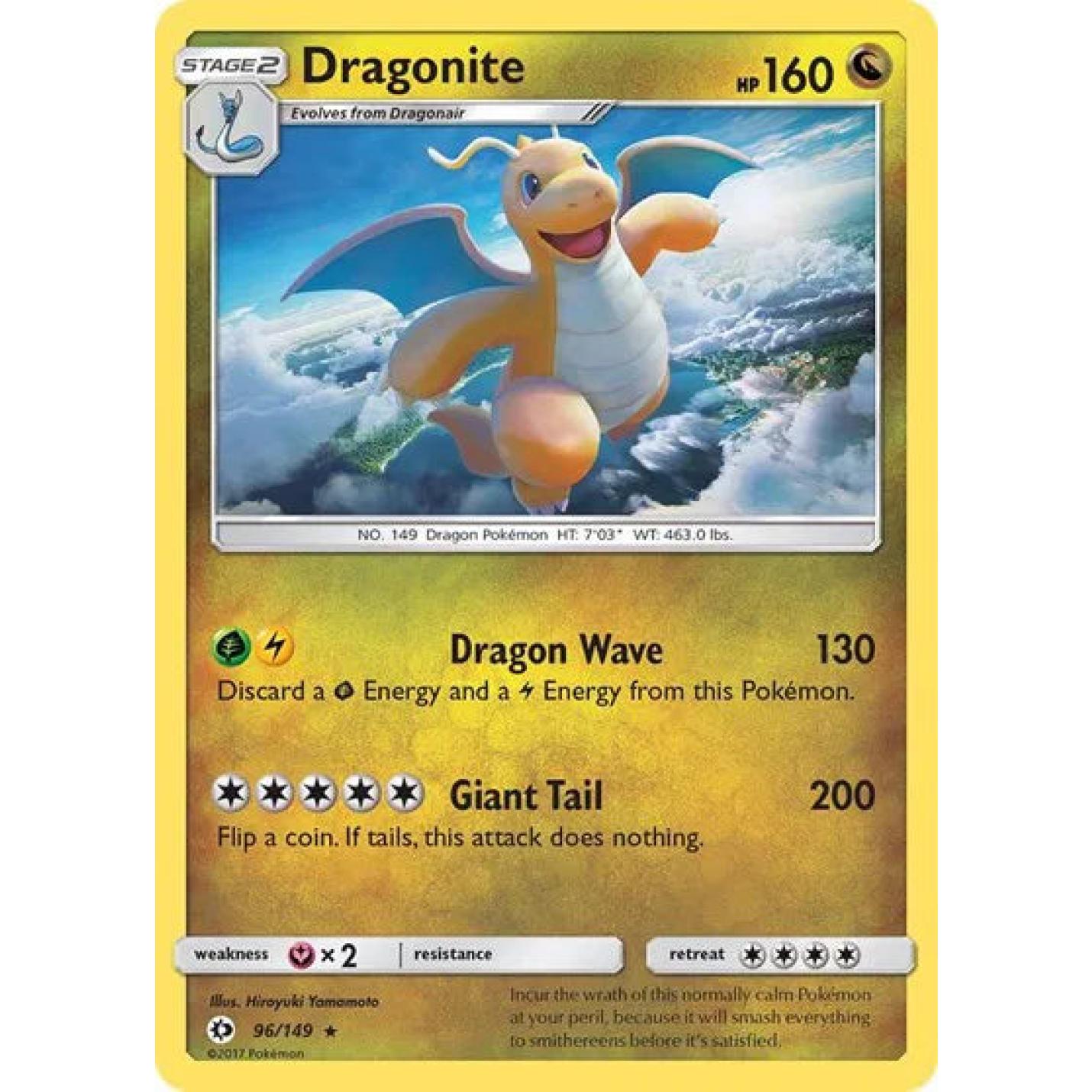 Dragonite 96/149 - Sun & Moon - Reverse Holofoil