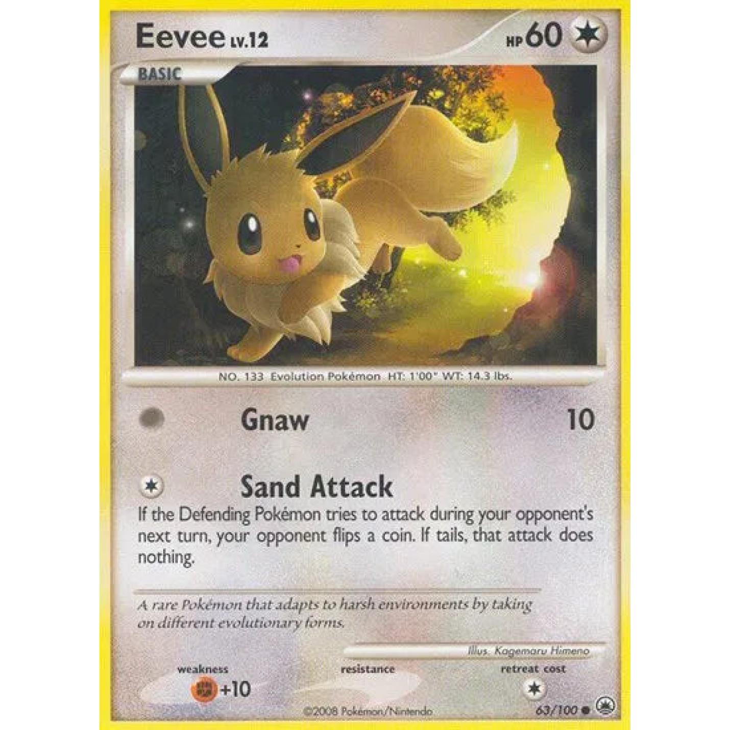 Eevee Lv.12 63/100 - Majestic Dawn - Normal