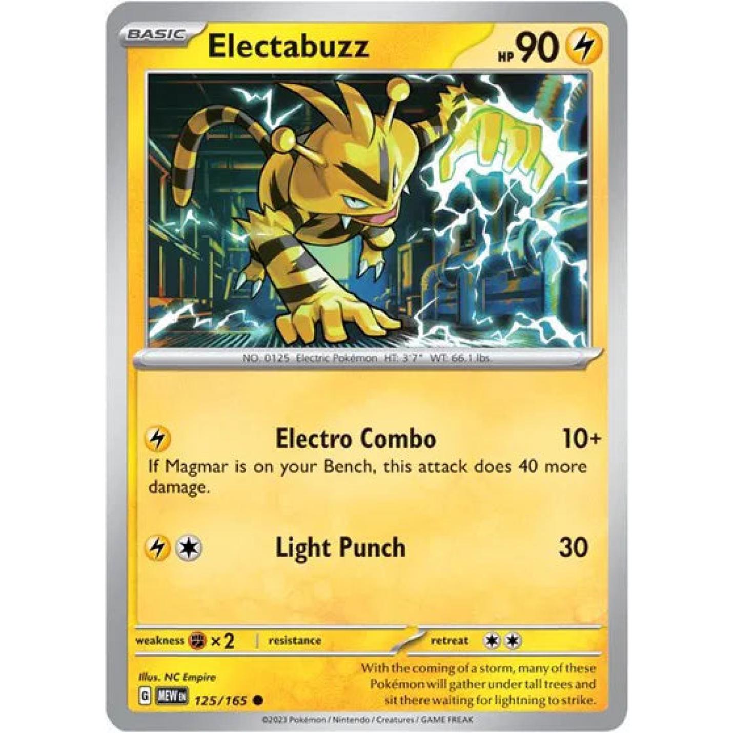 Electabuzz 125/165 - Scarlet & Violet 151 - Reverse Holofoil