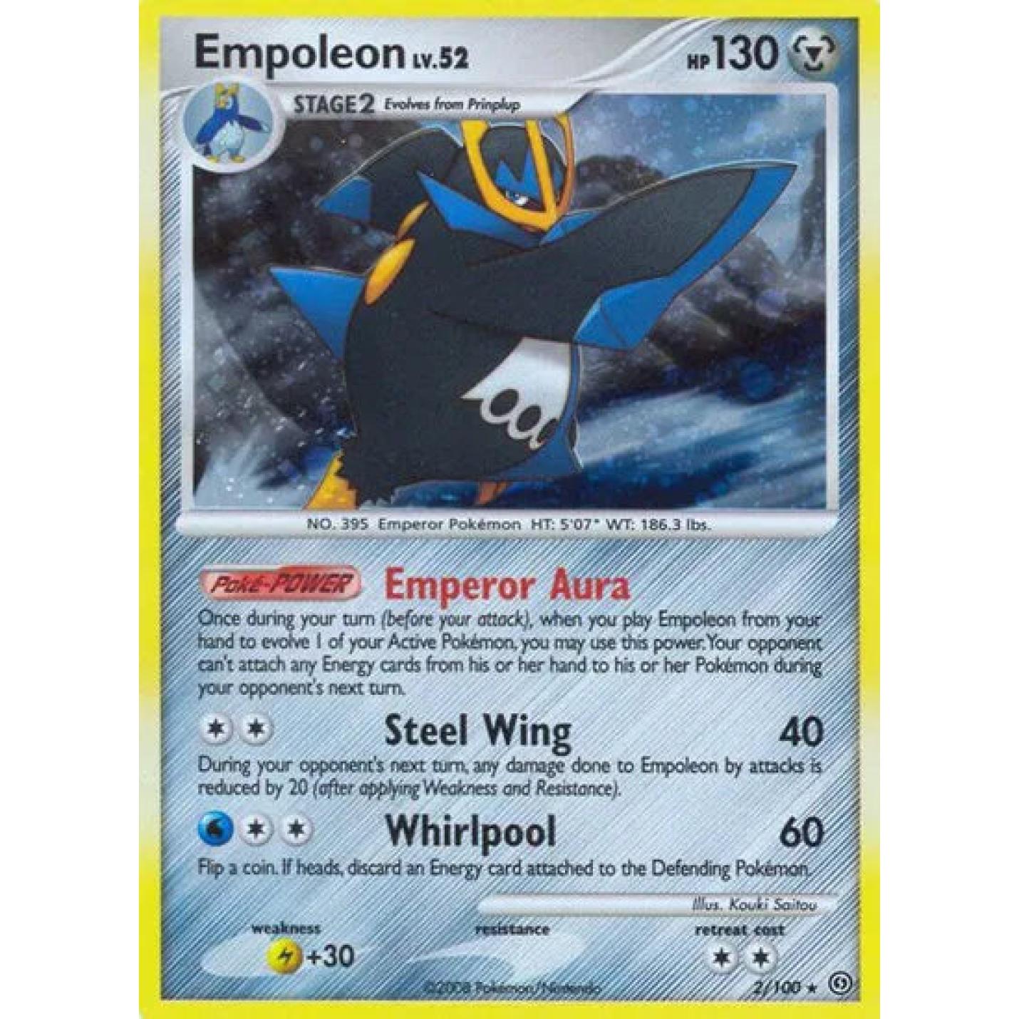 Empoleon Lv.52 2/100 - Stormfront - Reverse Holofoil