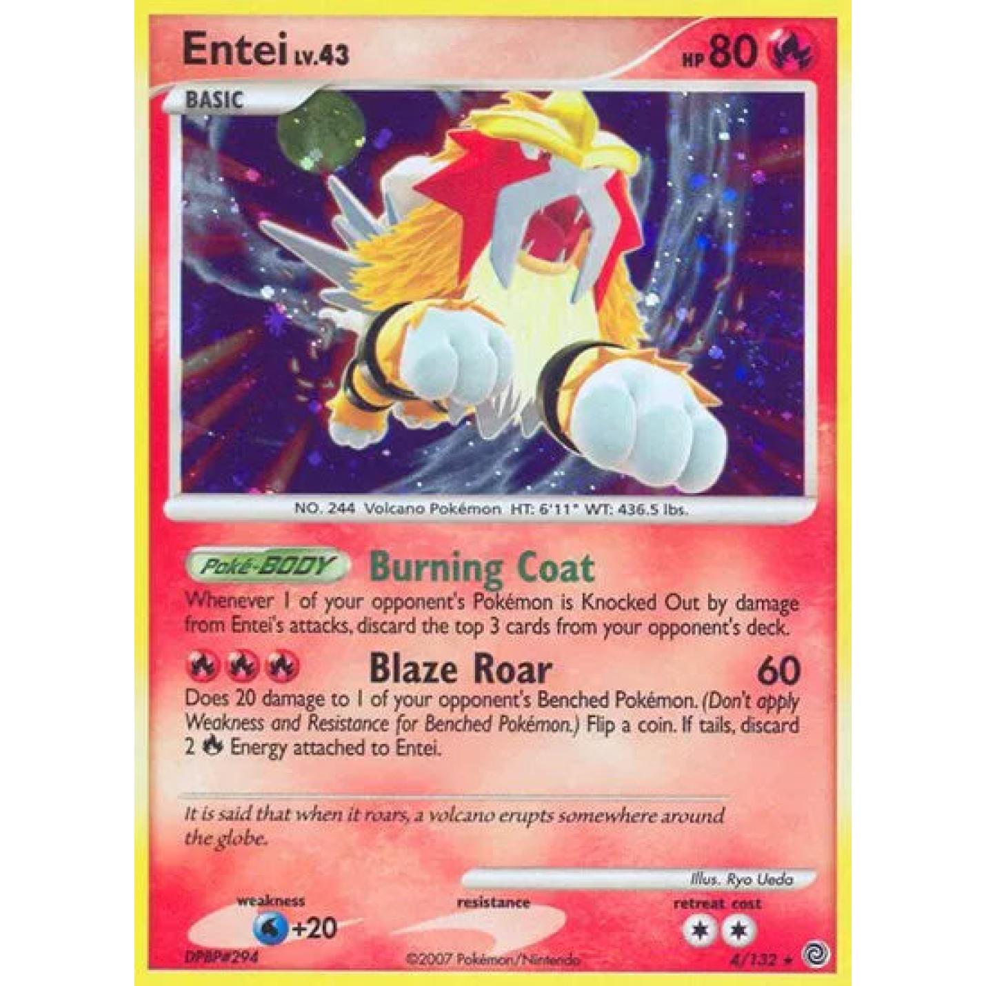 Entei Lv.43 4/132 - Secret Wonders - Holofoil