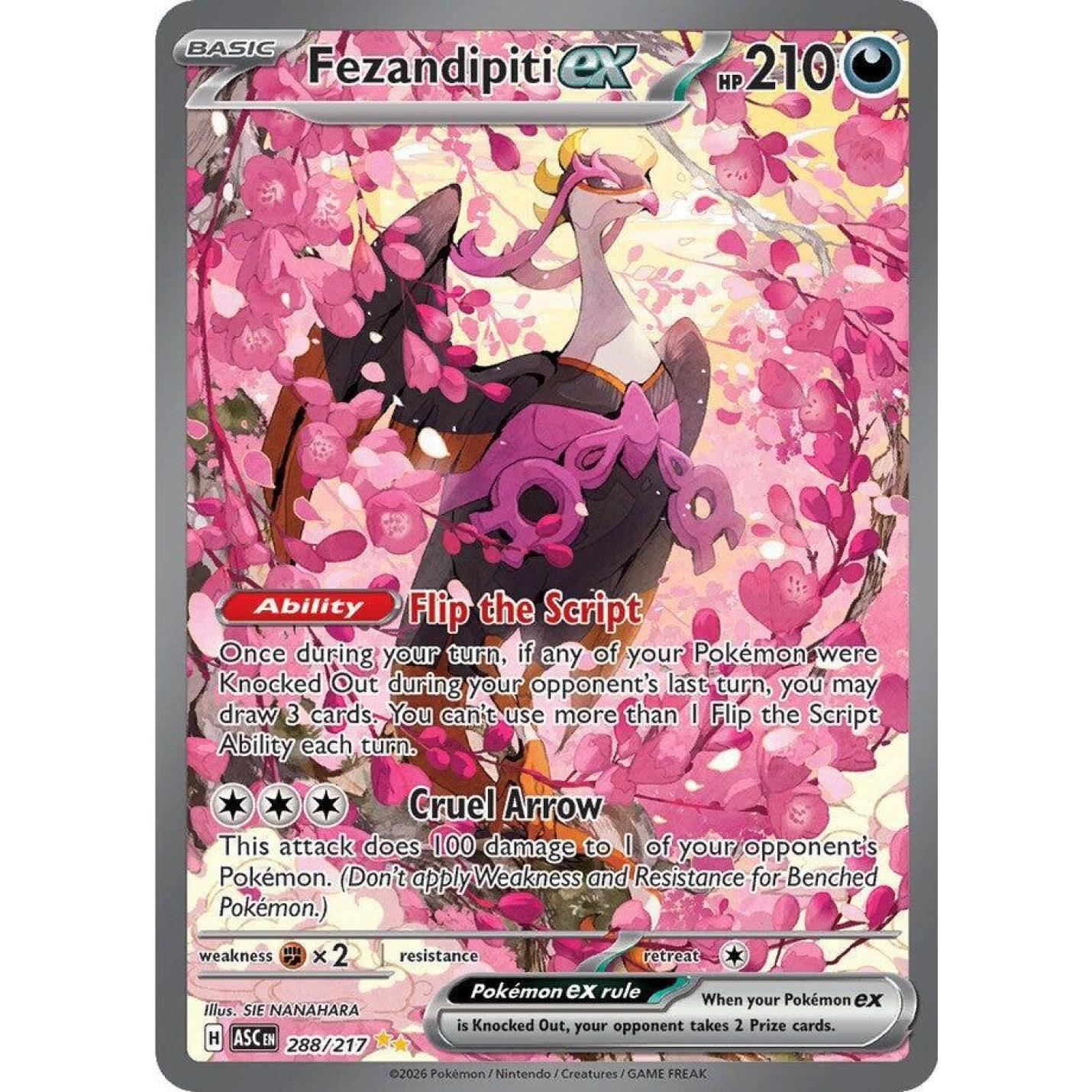 Fezandipiti ex 288/217 - Ascended Heroes - Holofoil
