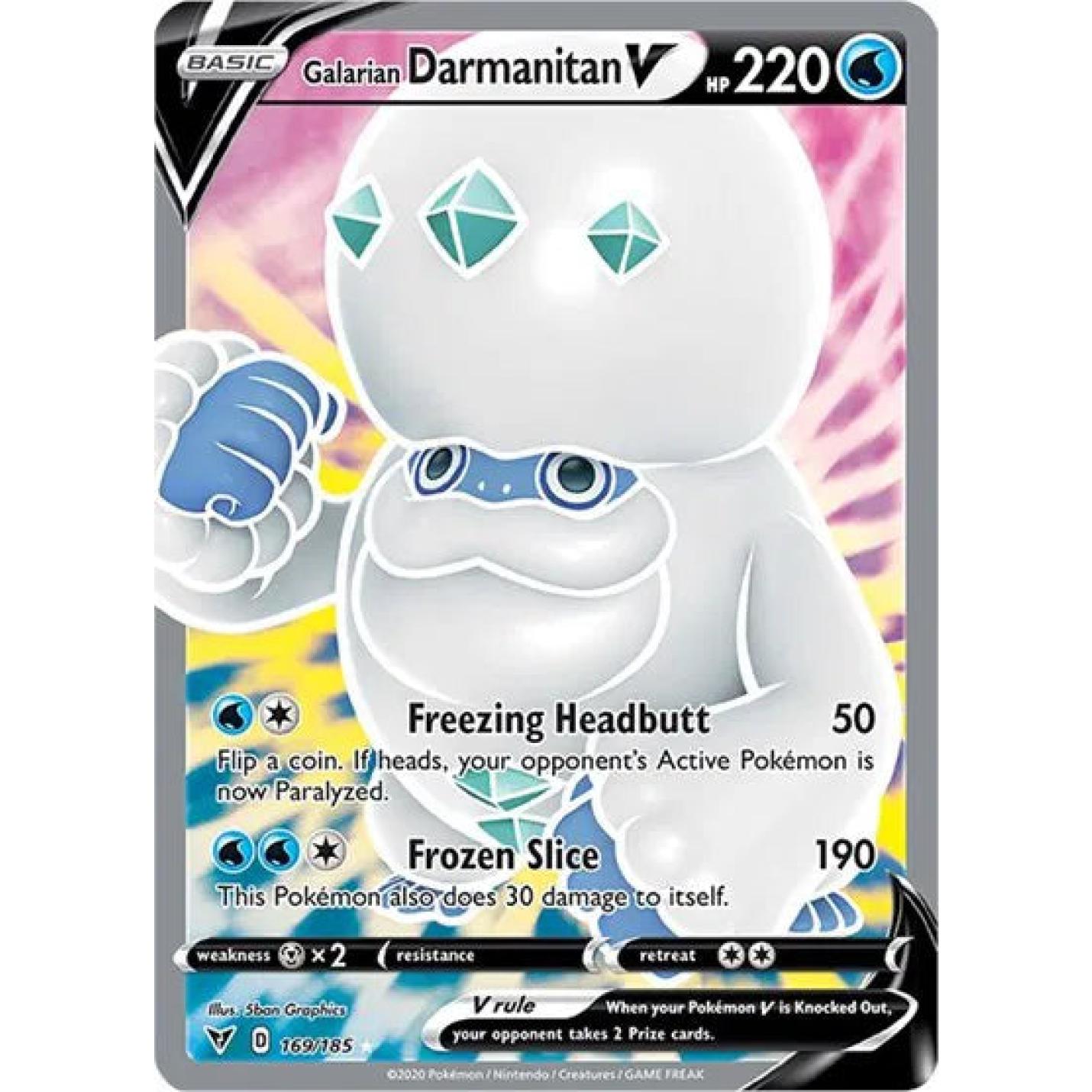 Galarian Darmanitan V 169/185 - Vivid Voltage - Holofoil
