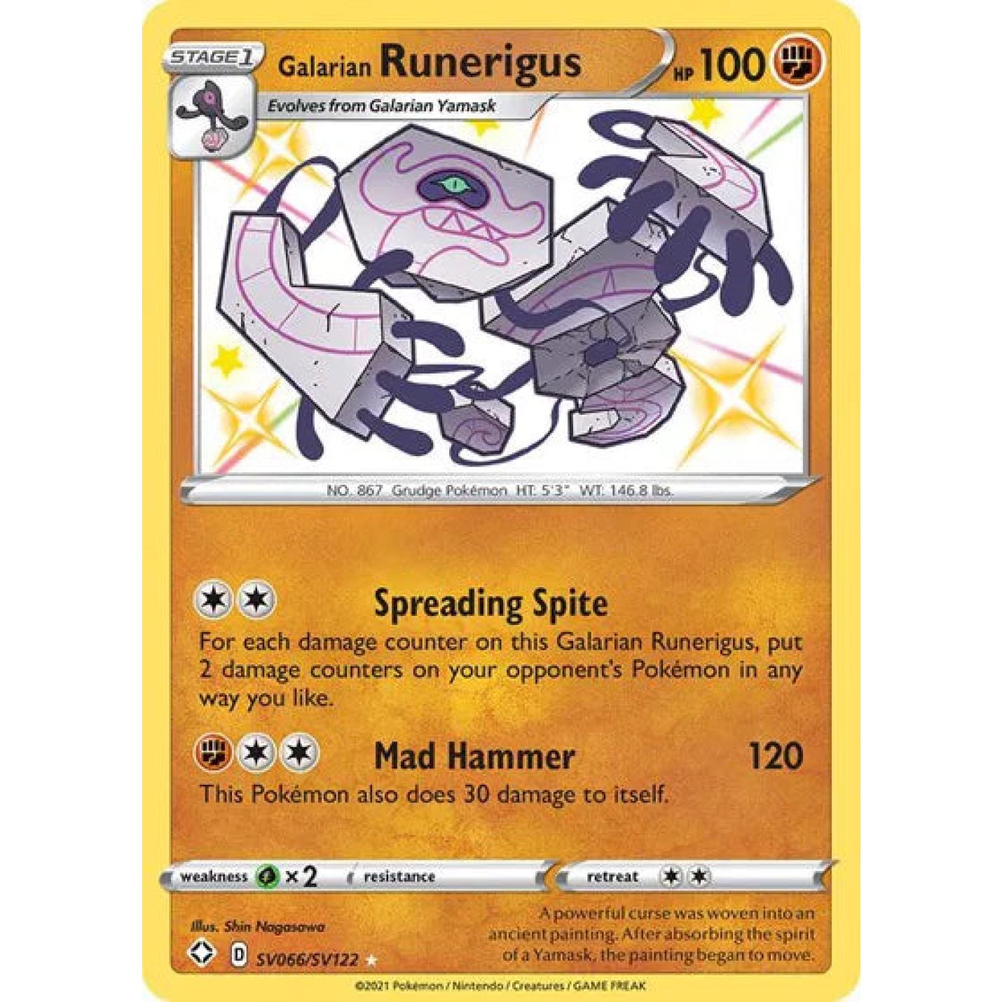 GalarianRunerigusSV066SV122-ShiningFatesShinyVault-Holofoil