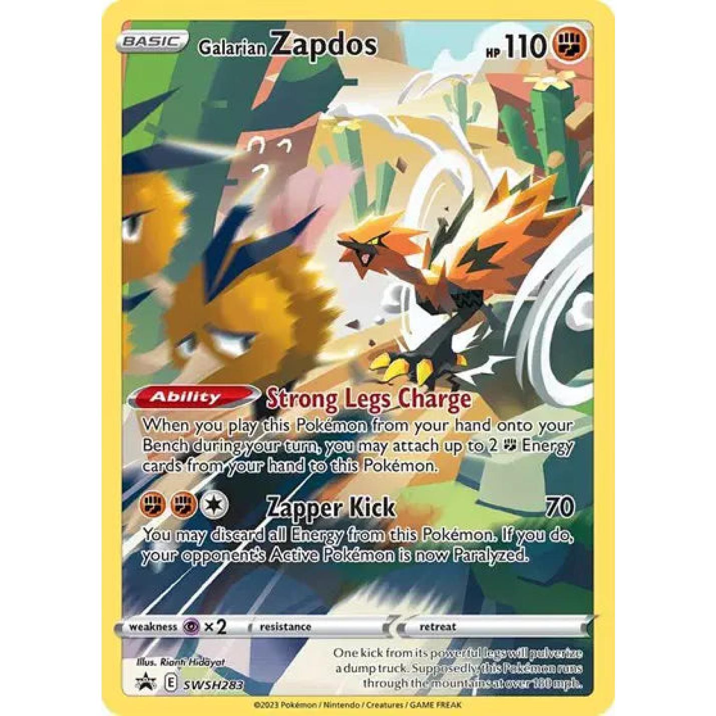 Galarian Zapdos SWSH283 - Sword & Shield Promo - Holofoil