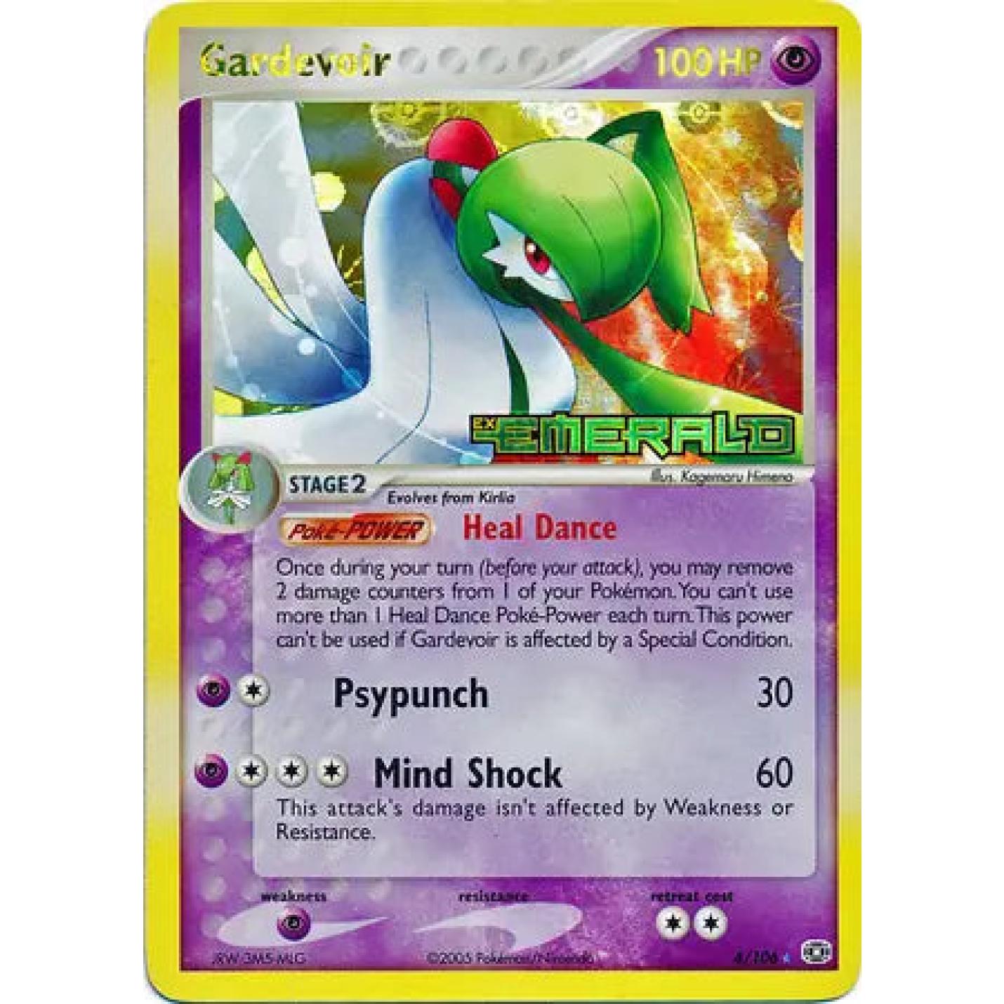 Gardevoir 4/106 - EX Emerald - Reverse Holofoil