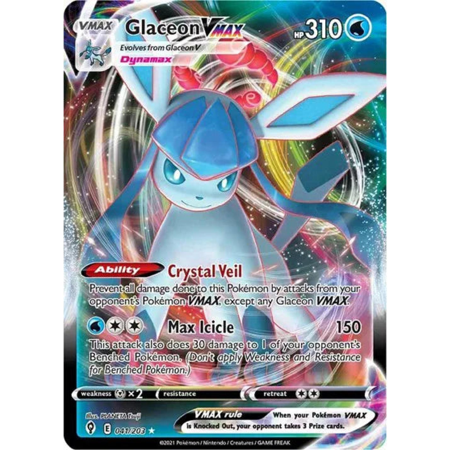Glaceon VMAX 041/203 - Evolving Skies - Holofoil