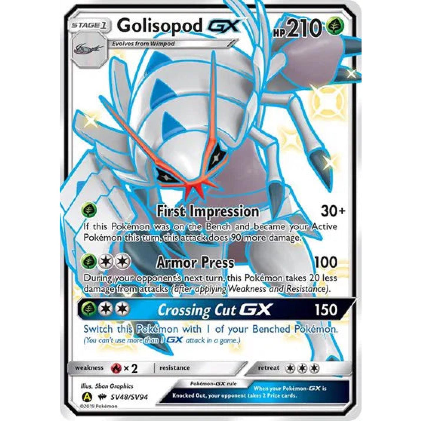 Golisopod GX SV48/SV94  - Hidden Fates: Shiny Vault - Holofoil