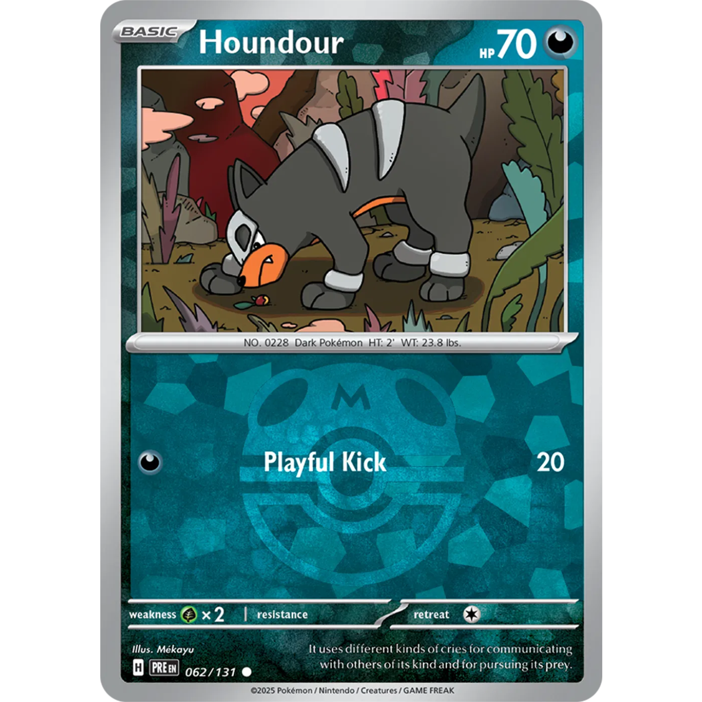 Houndour 062/131 - Prismatic Evolutions - Master Ball Pattern