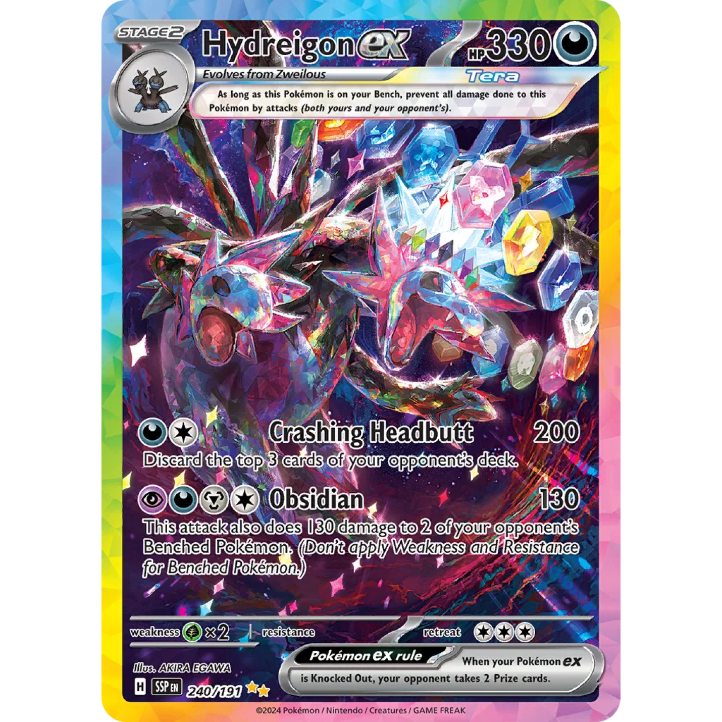 Hydreigon ex 240/191 - Surging Sparks - Holofoil