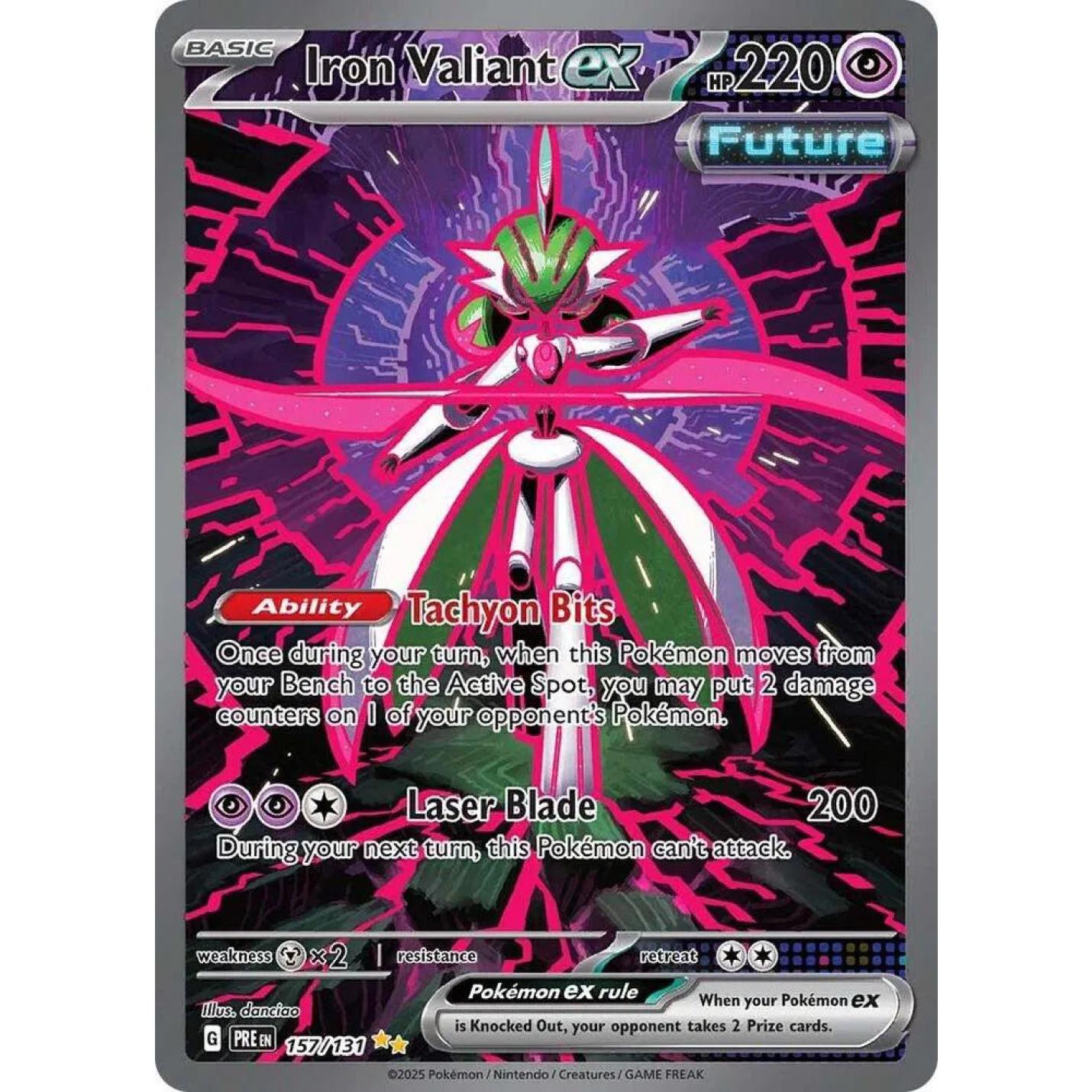 Iron Valiant ex 157/131 - Prismatic Evolutions - Holofoil