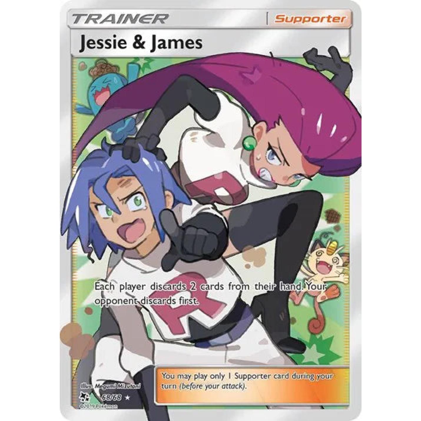 Jessie & James 68/68 - Hidden Fates - Holofoil