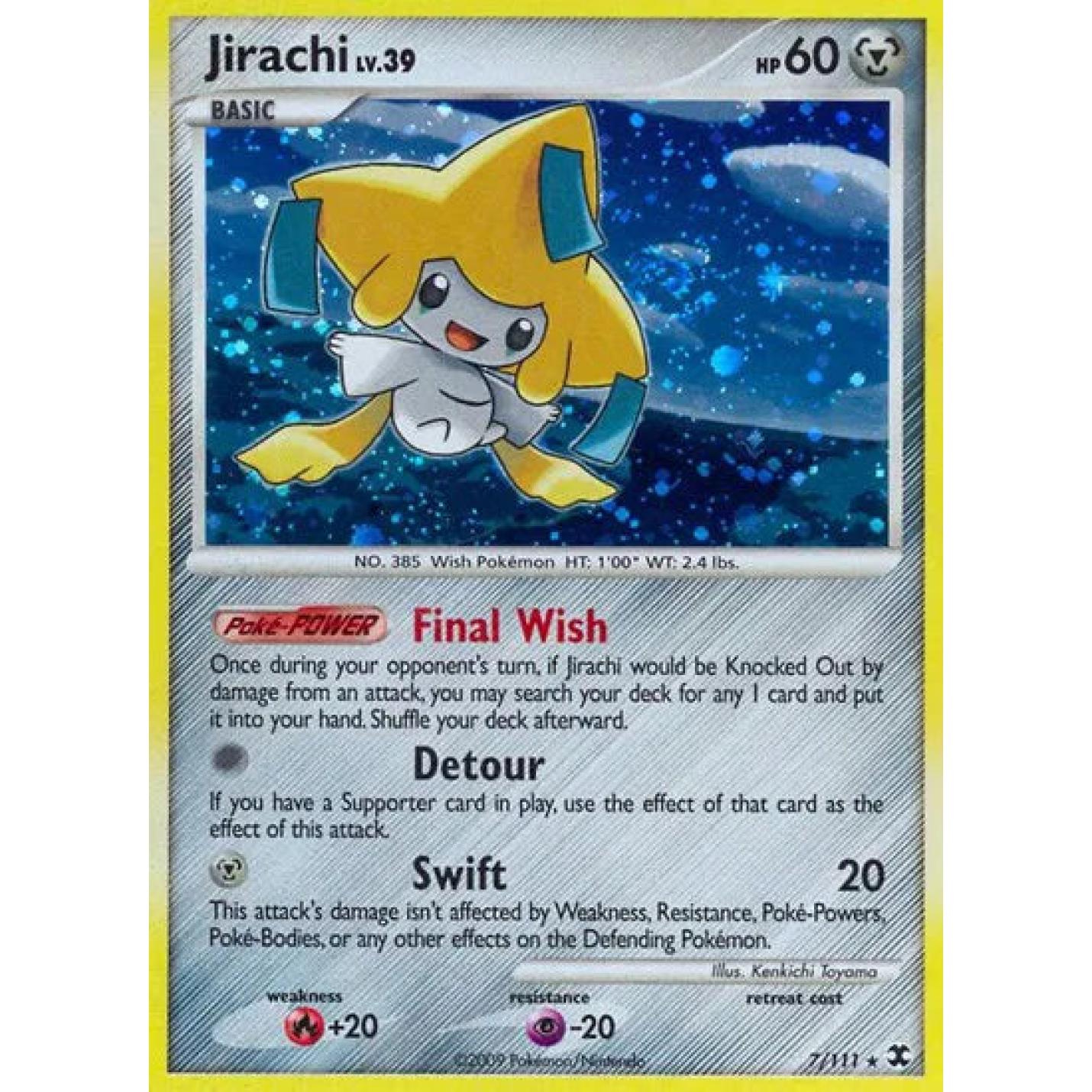 Jirachi Lv.39 7/111 - Rising Rivals - Holofoil