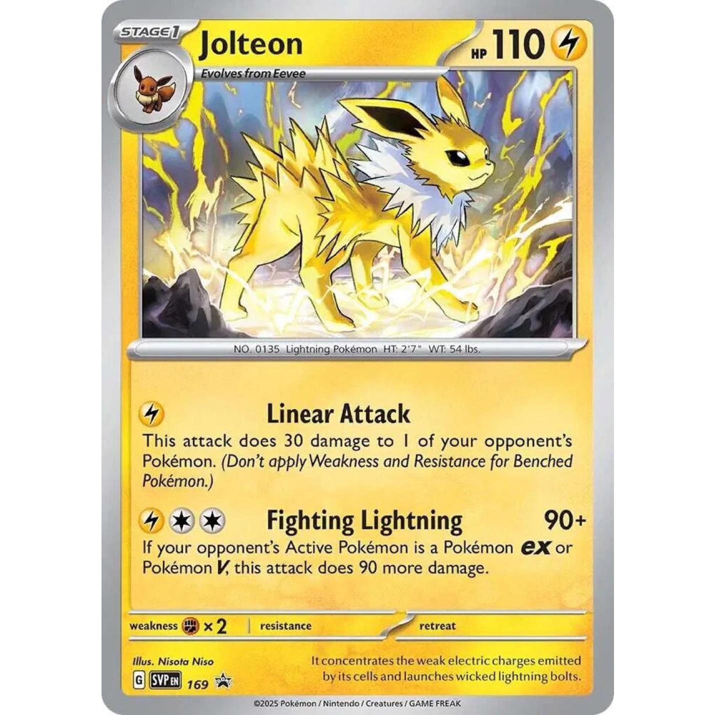 Jolteon - 169 - Scarlet & Violet Promo - Holofoil