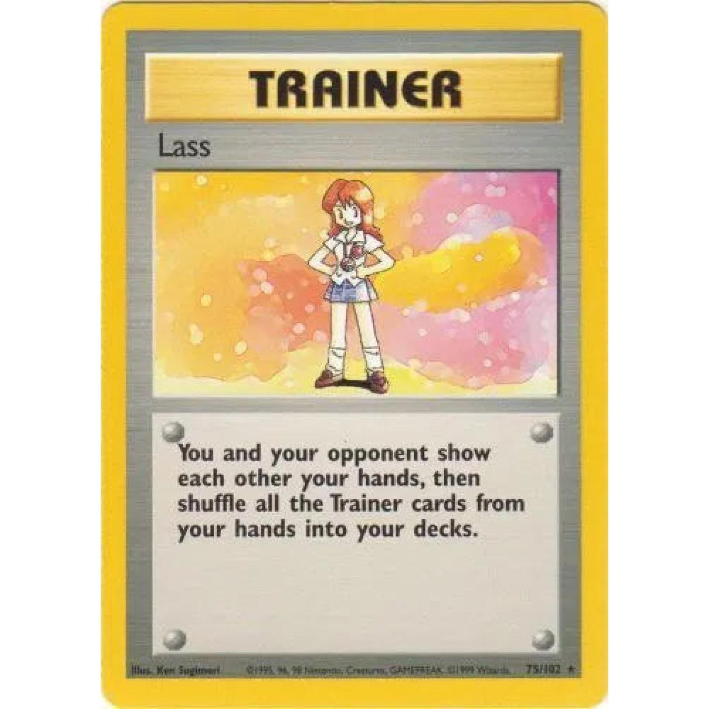 Lass 75/102 - Base Set (Unlimited) - Normal