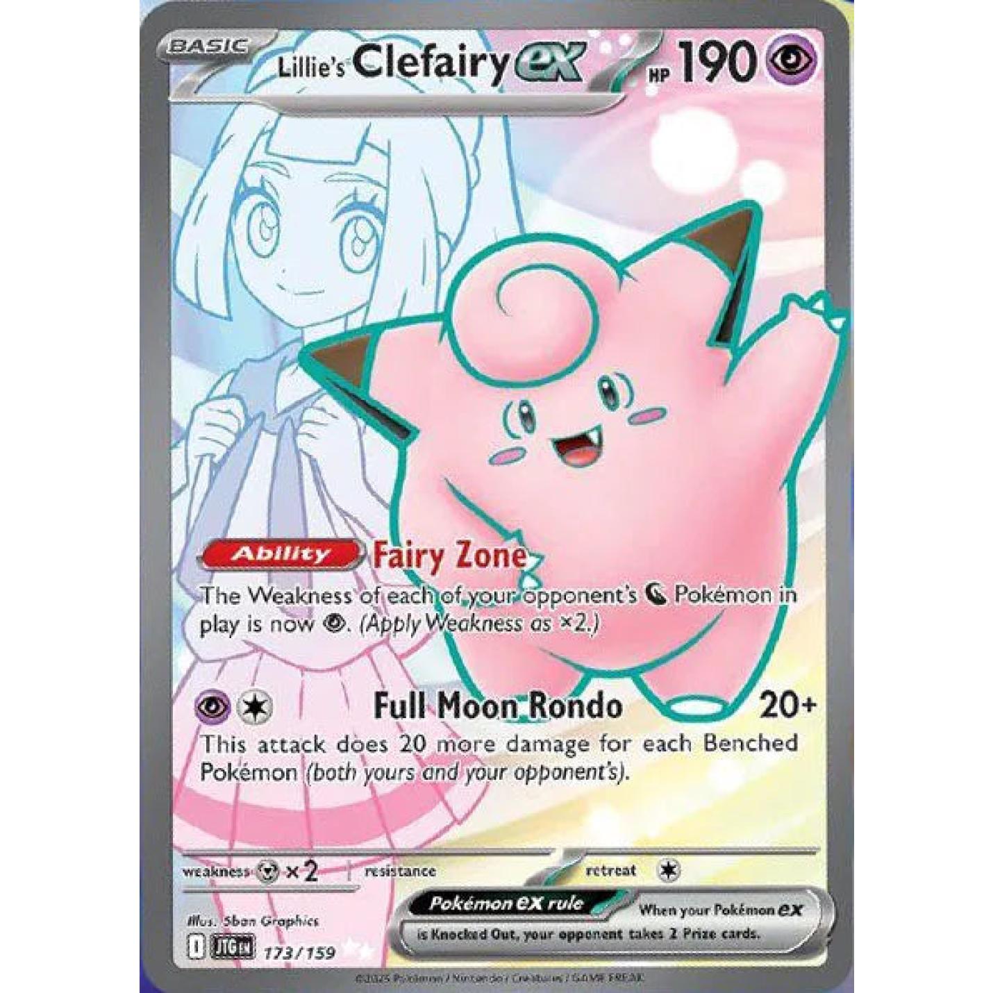 Lillie's Clefairy ex 173/159 - Journey Together - Holofoil