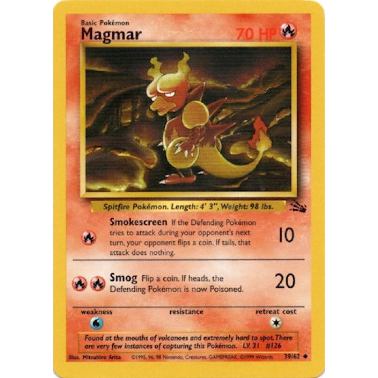 Magmar 39/62 - Fossil (Unlimited) - Normal